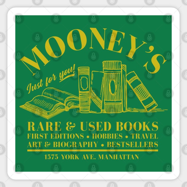 Mooney's Bookstore Sticker by PopCultureShirts